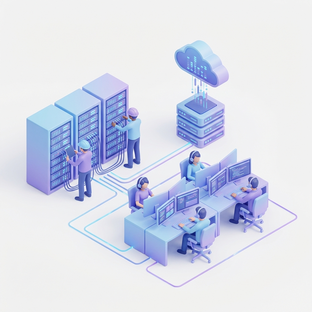 IT Support Illustration